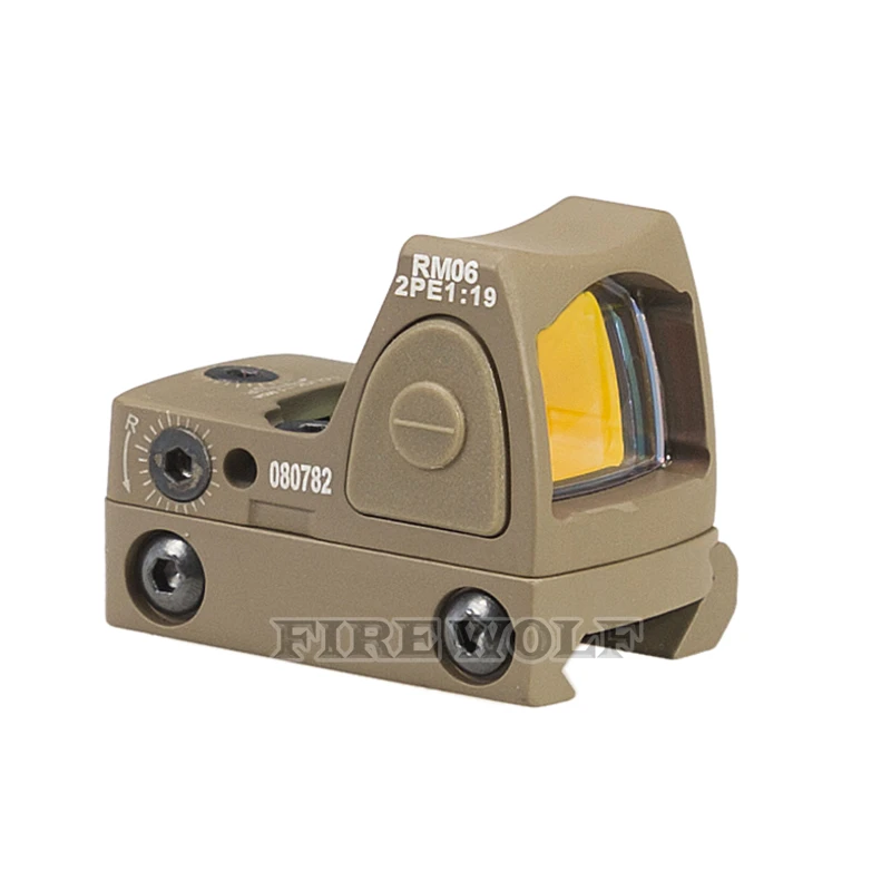 Коллиматор с красной точкой Mini RMR прицел для вибрострельбы подходит Вивера 20 мм