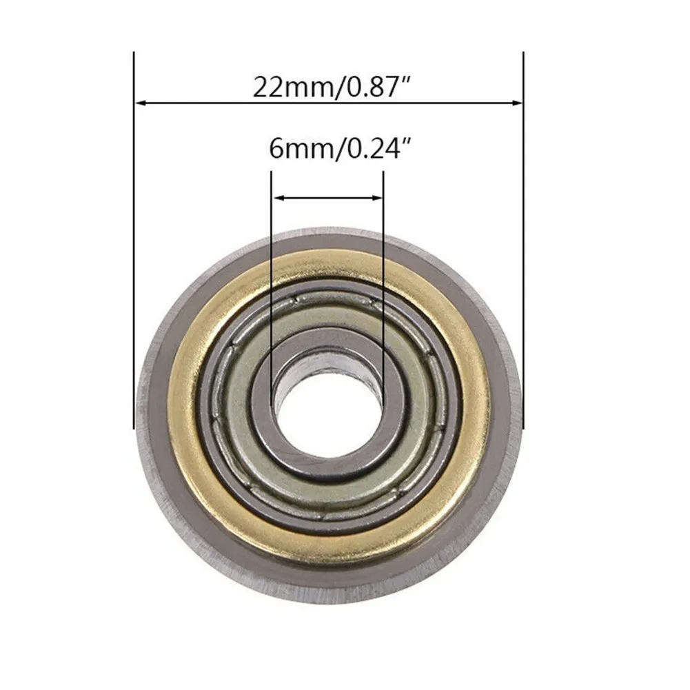 

Tungsten Carbide Bearing Tile Ceramic Cutting Wheel Cutter Spare Blade 22x6x6mm