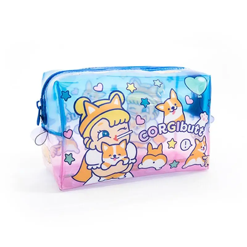 2 Bentoy Milkjoy косметичка ПВХ мультфильм водостойкий макияж чехол желе милые девушки путешествия Лето пляжная сумка большой емкости для девочек - Цвет: 2