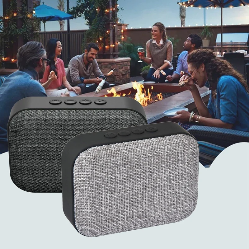 Bluetooth-Колонка портативная беспроводная с поддержкой FM-радио и TF-карты |