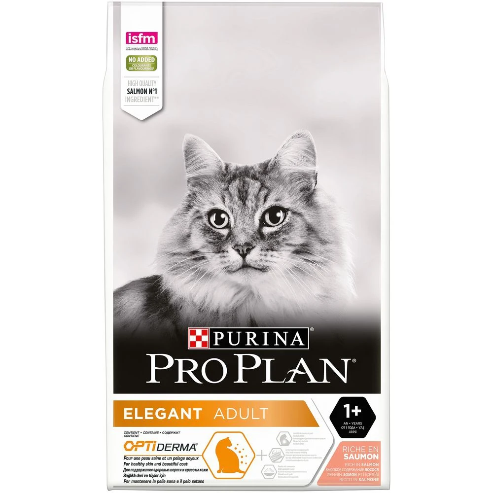 Сухой корм Pro Plan для кошек с чувствительной кожей лососем 10 кг. | Дом и сад