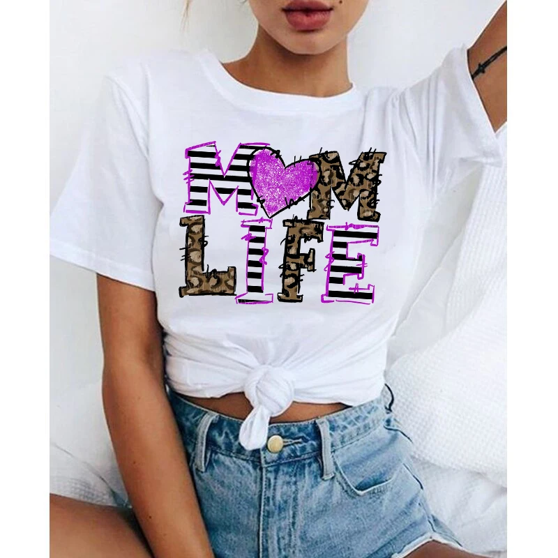 

Hip Hop T-shirts 2020 Women Casual T Shirts Super Mama Prints Base O-Neck Short Sleeve Women Tshirt Tee Funny Girls Shirt Female