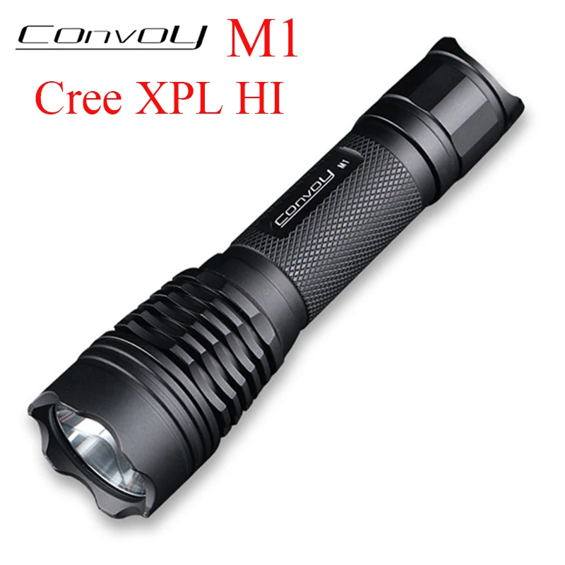 Convoy M1 с Cree XPL HI светодиодный светильник вспышка Linterna фонарь 7135*8 Biscotti 18650 для