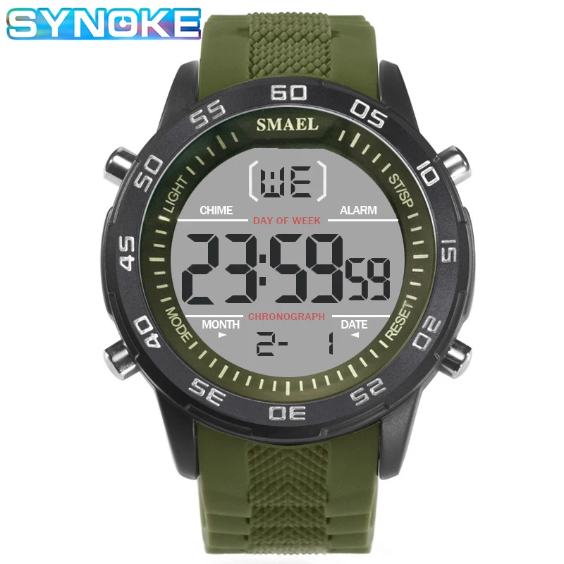 Top Brand Sport Watch Mens Military Army Watches Alarm Clock Shock Waterproof Men's Digital Watches LED Reloj Hombre 2021 New