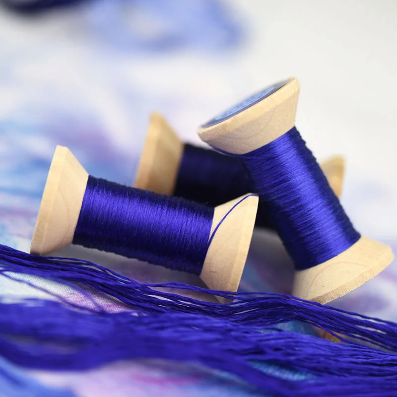 ultra marine embroidery thread/practical mini spool/suzhou thread /DIY common | Дом и сад
