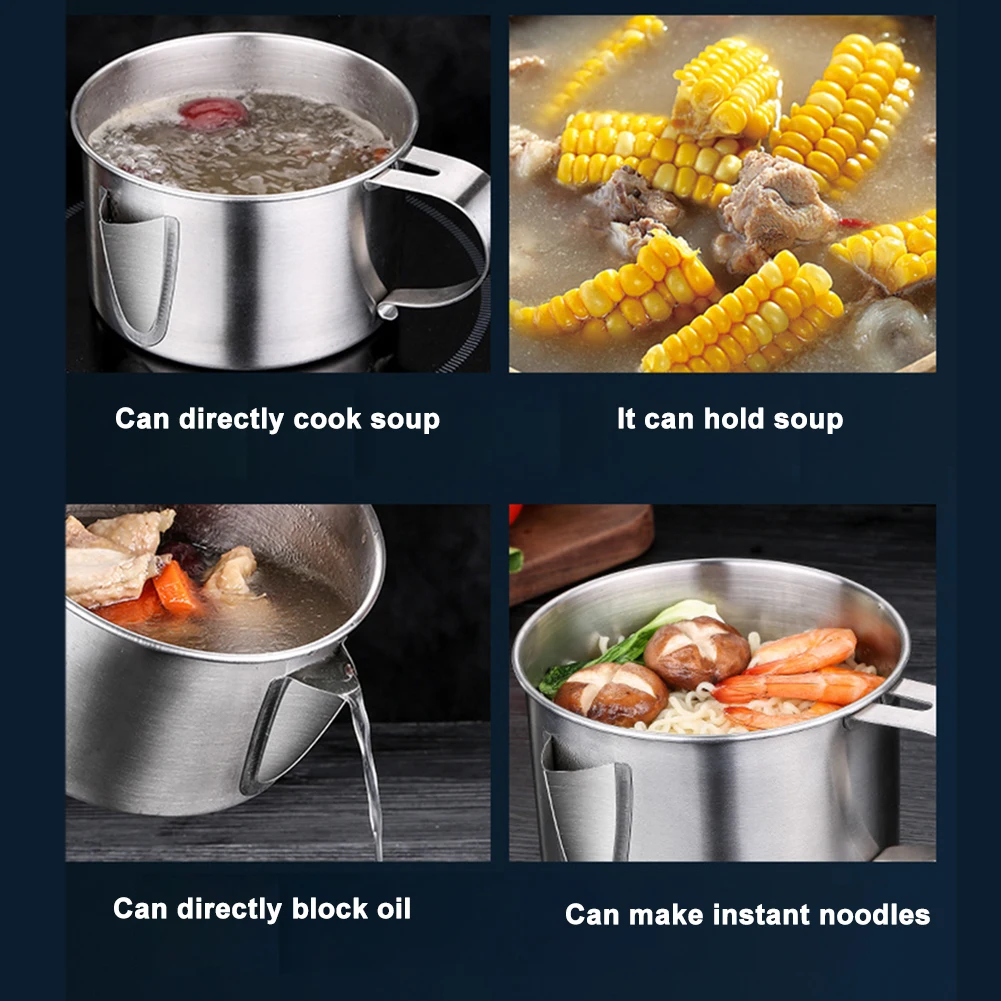 Многофункциональный фильтр из нержавеющей стали 304 сепаратор соуса масла жира