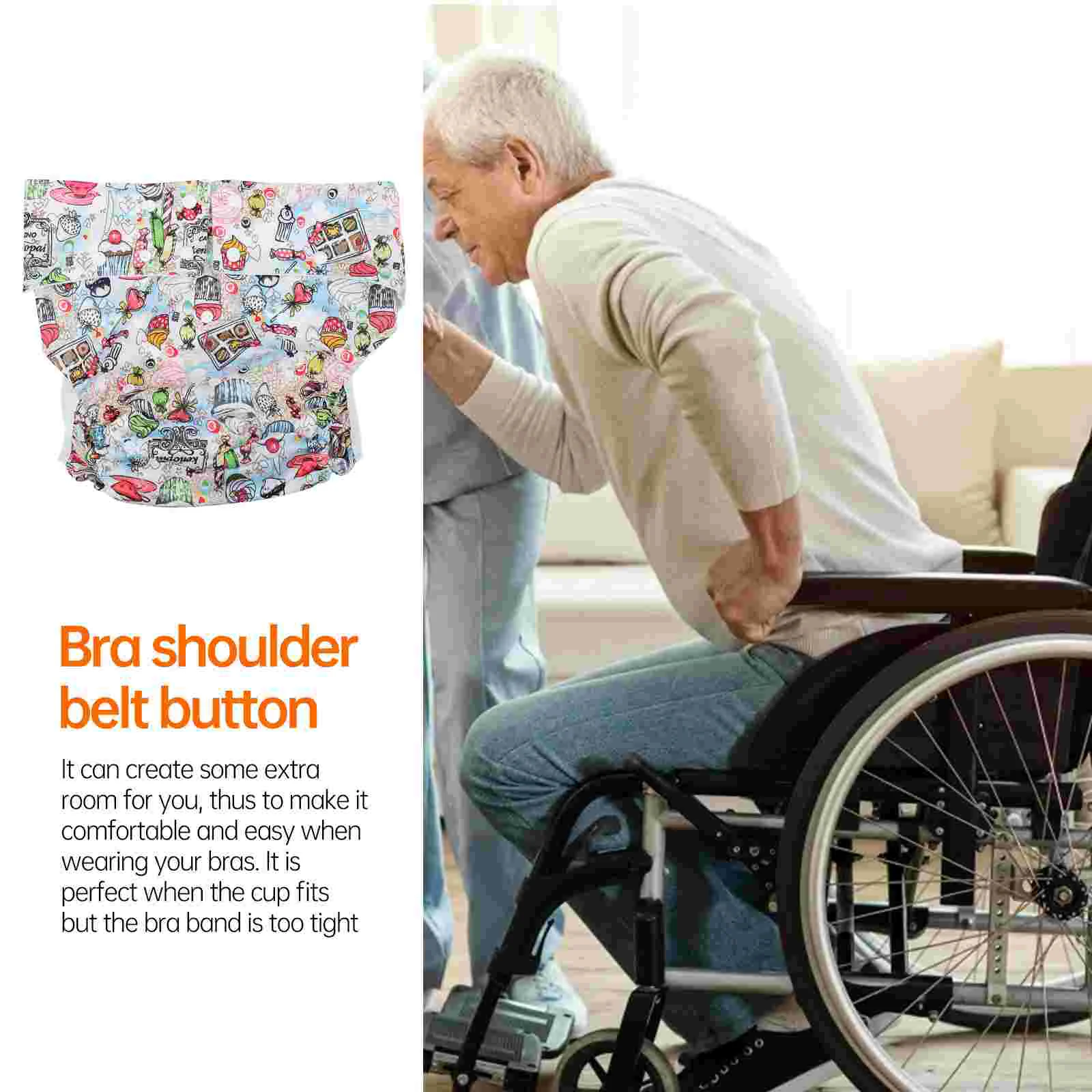 1Pc Leakproof Adult Diaper Nappy Reusable Old People Cloth | Красота и здоровье