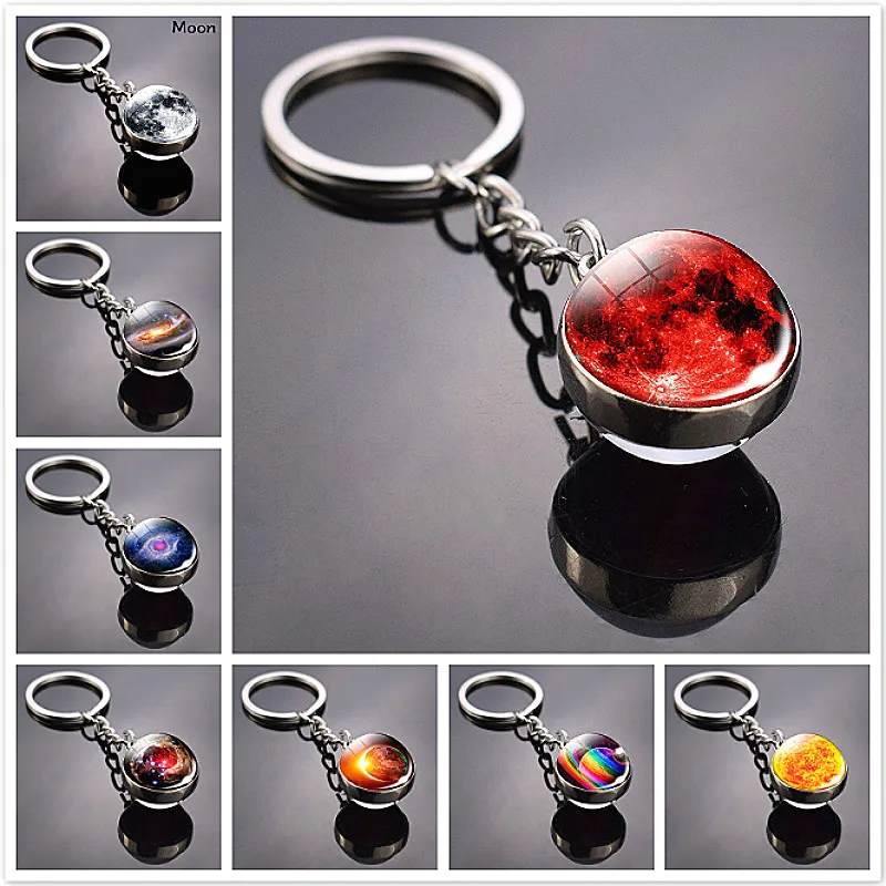 2020 брелок для ключей с солнечной системой планетами Галактикой Туманностью