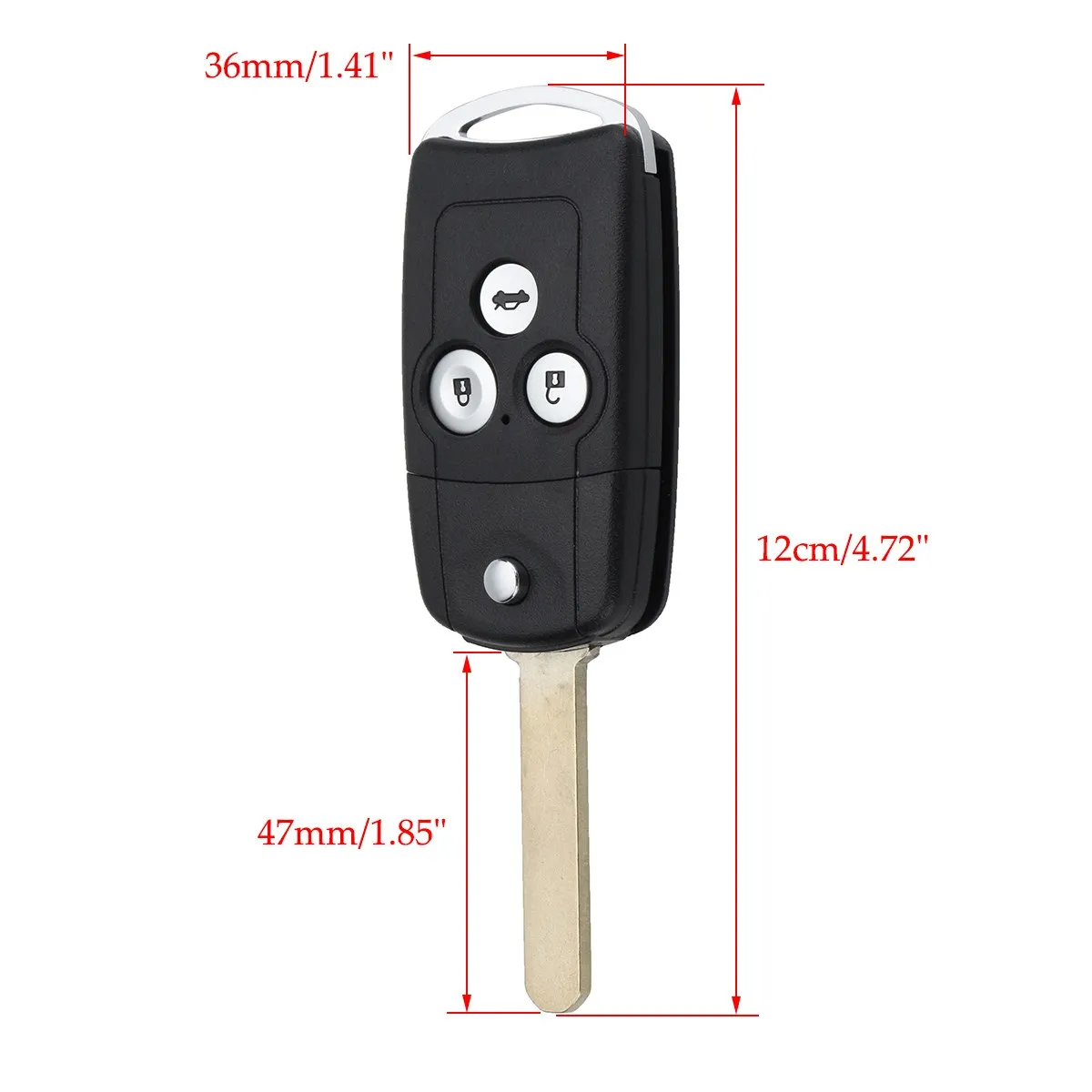 Горячая Распродажа 3 кнопки автомобильный пульт дистанционного управления флип