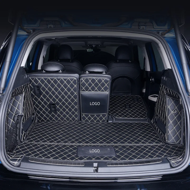 Набор ковриков для багажника автомобиля для BMW Mini Cooper R56 R55 R60 F54 F55 F56 кожаные Коврики для сапог аксессуары для интерьера подкладка для груза ... от AliExpress RU&CIS NEW