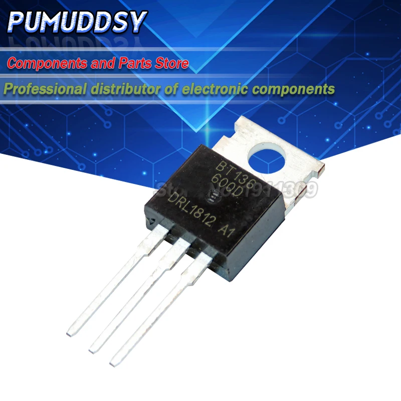 10PCS BT136-600D TO220 BT136 600D TO-220 BT136-600 TRIAC