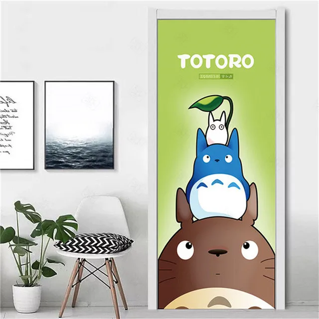 Наклейки на двери из ПВХ в скандинавском стиле простые модные обои для дверей