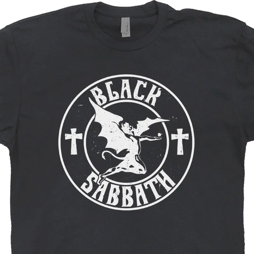 Black Sabbath футболка Amazon Uk Мужская забавная с рисунком классического логотипа Стиль