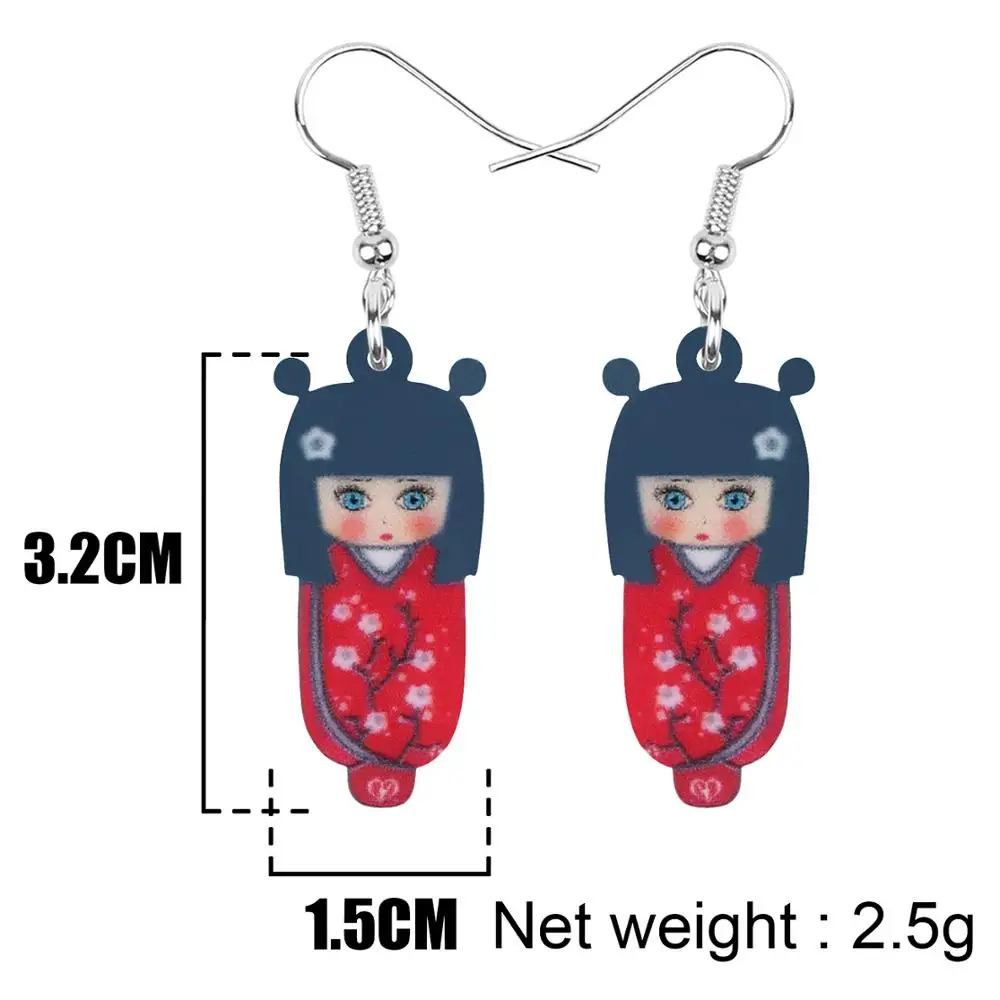 WEVENI акриловые серьги в виде птиц животных висячие украшения для женщин девочек