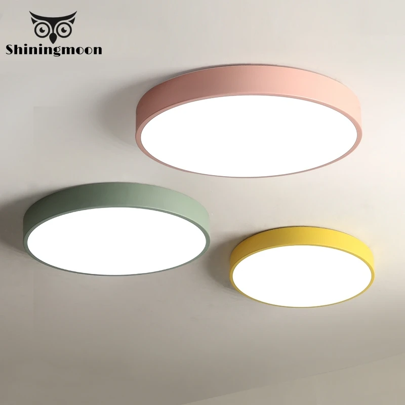 Скандинавский потолочный светильник Современный Железный плафоньер