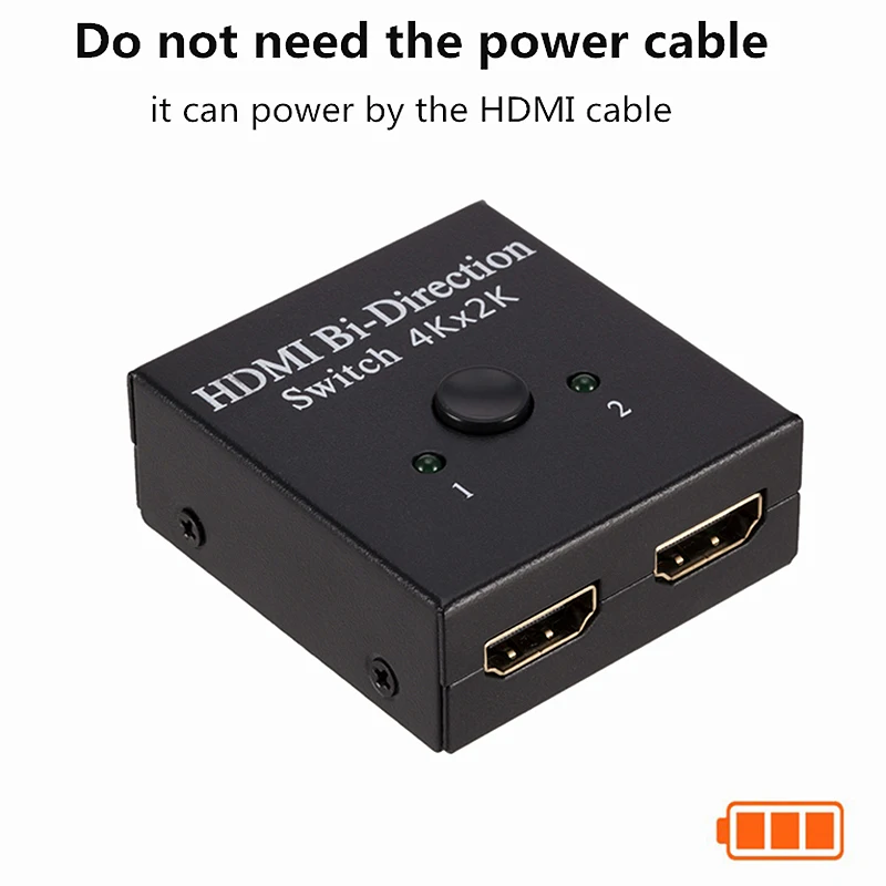 4K HDMI переключатель двунаправленный 1X2 / 2X1 AB Switcher сплиттер для PS4 Pro/4 TV Box Fire Stick |