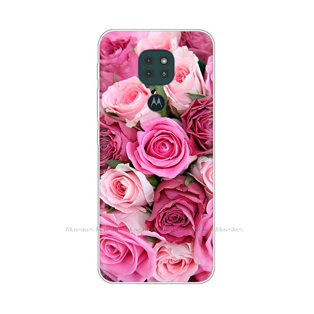 For Moto G9 Play Case Silicone Soft TPU Phone Case for For Motorola Moto G9 Play Cover for G 9 G9Play Cute Animal Bumper Coque