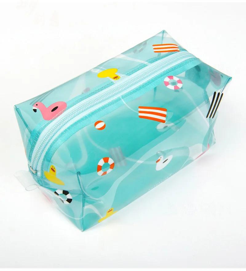 Дизайн серия морской вещи Косметичка Прозрачный ПВХ мешок для мелких предметов большая емкость дорожная сумка для хранения водонепроницаемый мешок для стирки