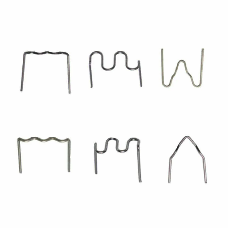 

Hot Sale 600 Pcs/Set Standard Pre Cut 0.8mm/0.6mm For Car Bumper Welding Nail Silver Wholesale