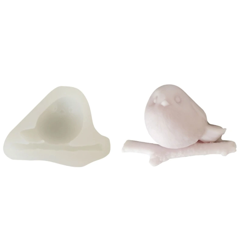 

3D Sparrow Bird Silicone Mold for Candle Soap Making Cake Chocolate Molds DIY Resin Aroma Mould Baking Tools