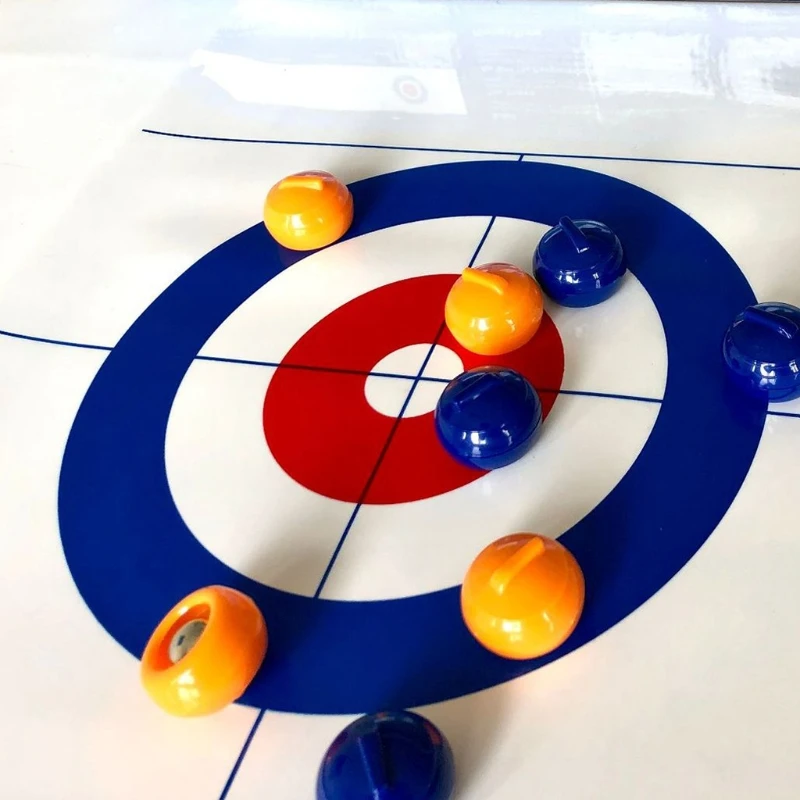 

Tabletop Curling Parent-child Interactive Game Fun Toy Portable Shuffleboard Games for Kids Adults Puzzles Family Indoor
