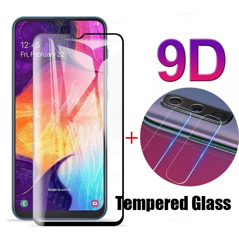 9D закаленное стекло для Samsung Galaxy A80 A70 A60 A50 защита экрана M30 M20 M10 стеклянная задняя