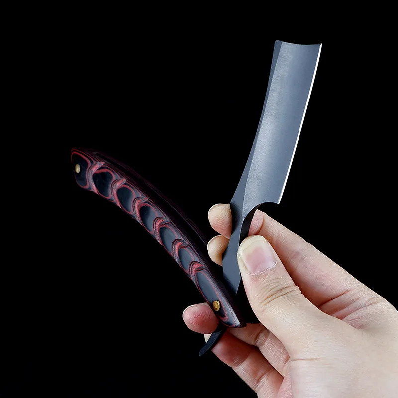 Ручная бритва G1231 в стиле ретро острый складной нож с прямыми и тонкими краями