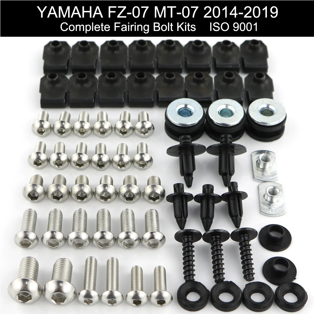 Подходит для Yamaha MT07 FZ 07 2014 2019 мотоциклетный комплект капота Полный Комплект