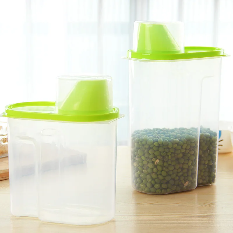 Контейнер для хранения зерна большой пластиковый ящик еды кухонный сухой