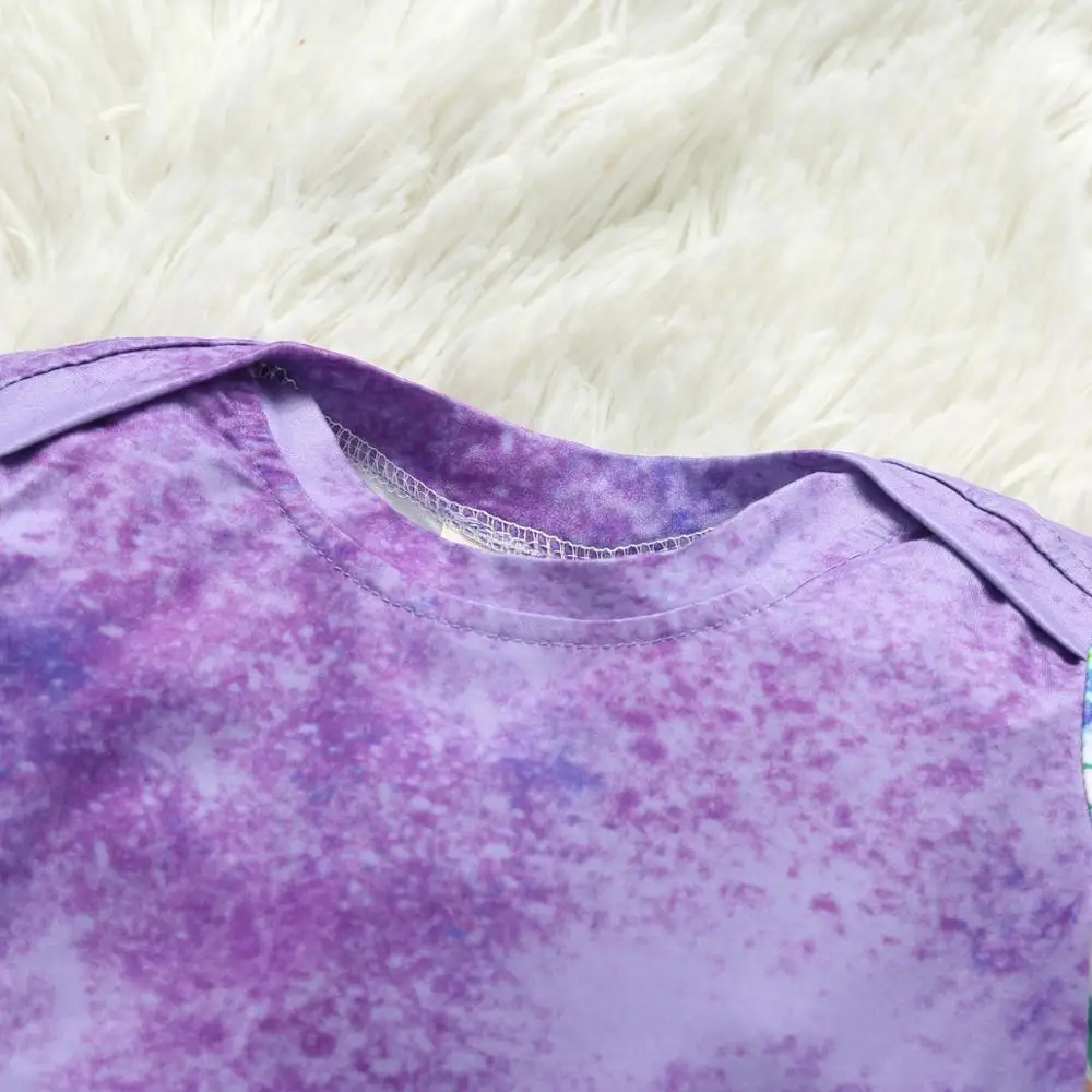 2019 г. Модная одежда для новорожденных мальчиков и девочек Футболка с цветочным