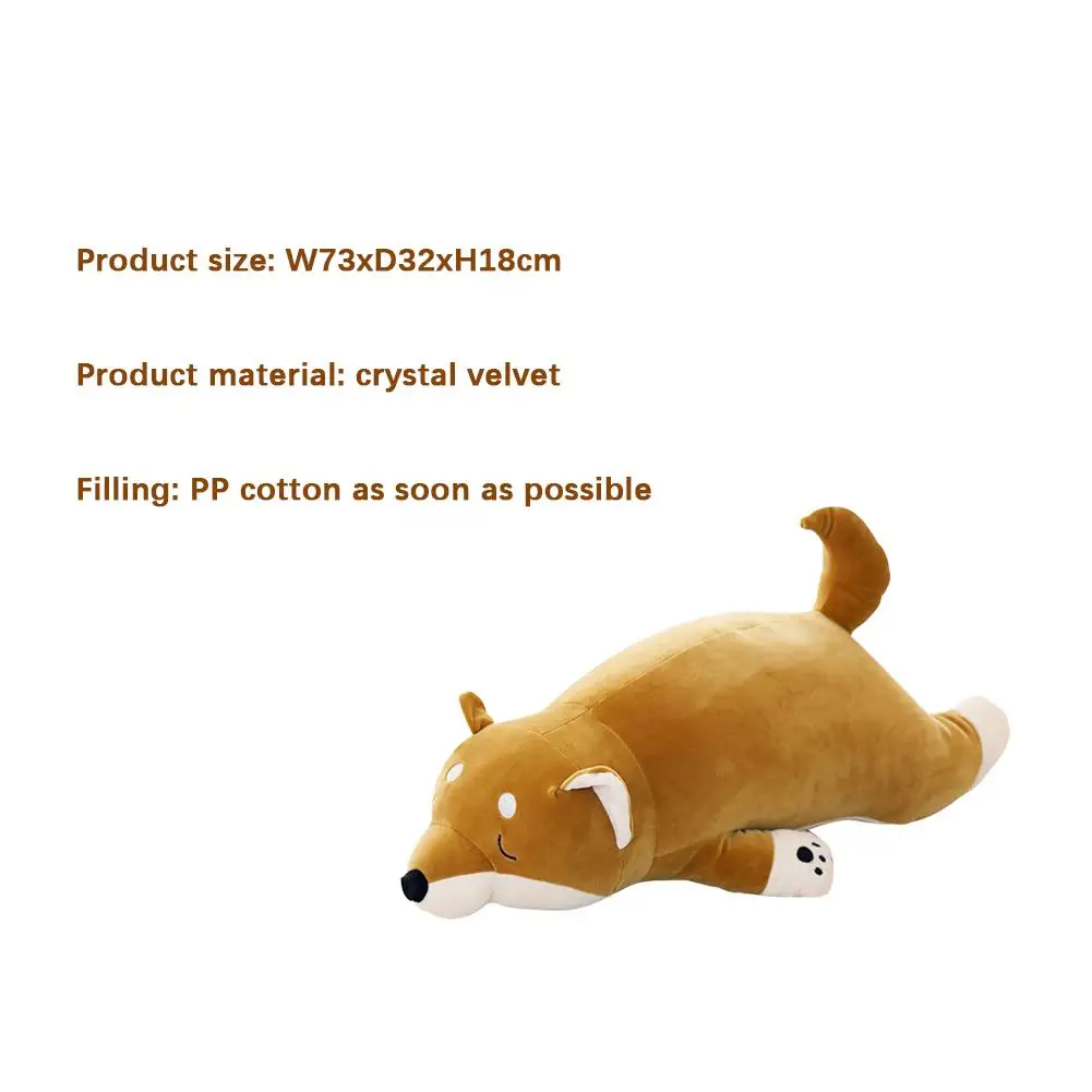 

Kawaii Cartoon Cute Plush Stuffed Animals Doll Excellent Durable Crystal Velvet PP Cotton Filling Toys Sofa Back Cushion
