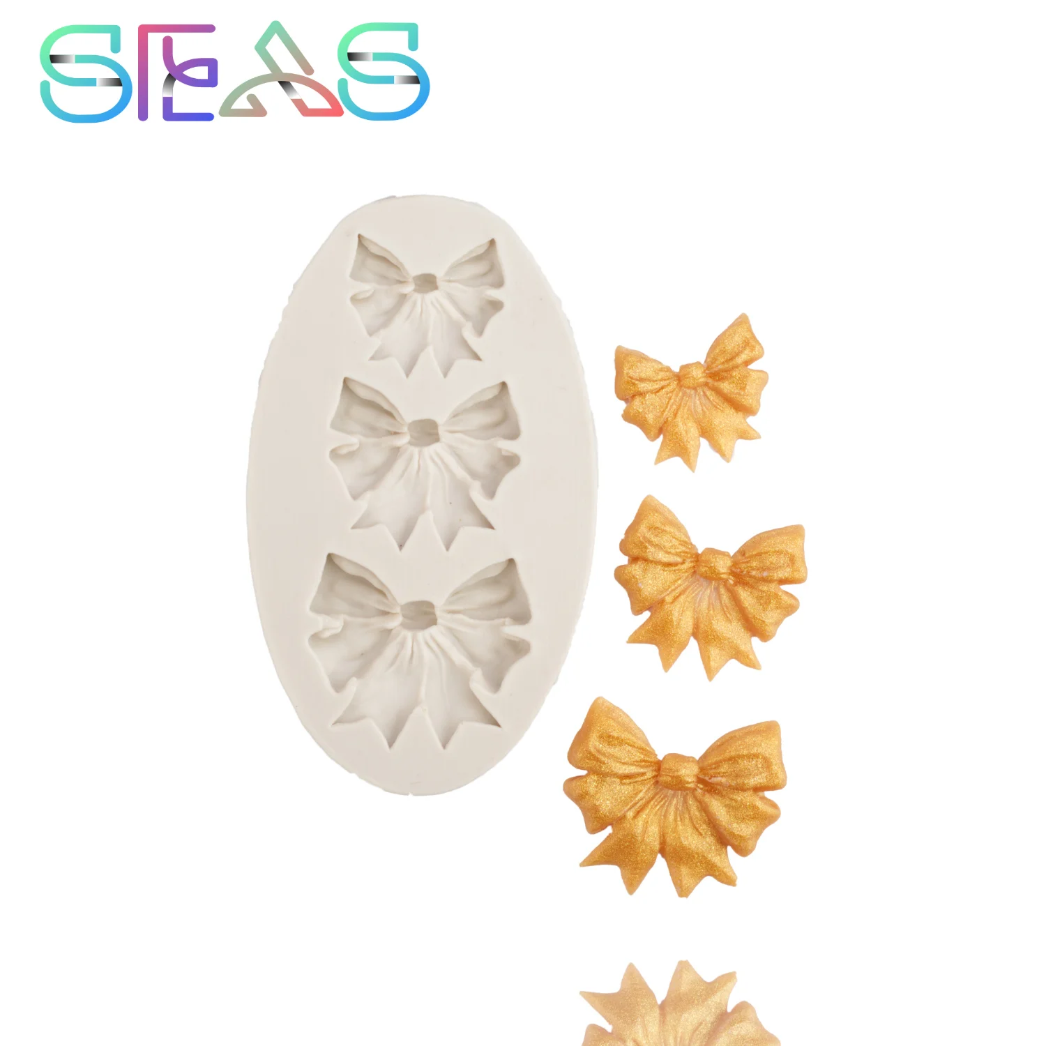 

Bow Cake Mold Decorating Tools Chocolate Silicone Molds Resin Molds Pastry Tools Accessories Jelly and Candy Mold