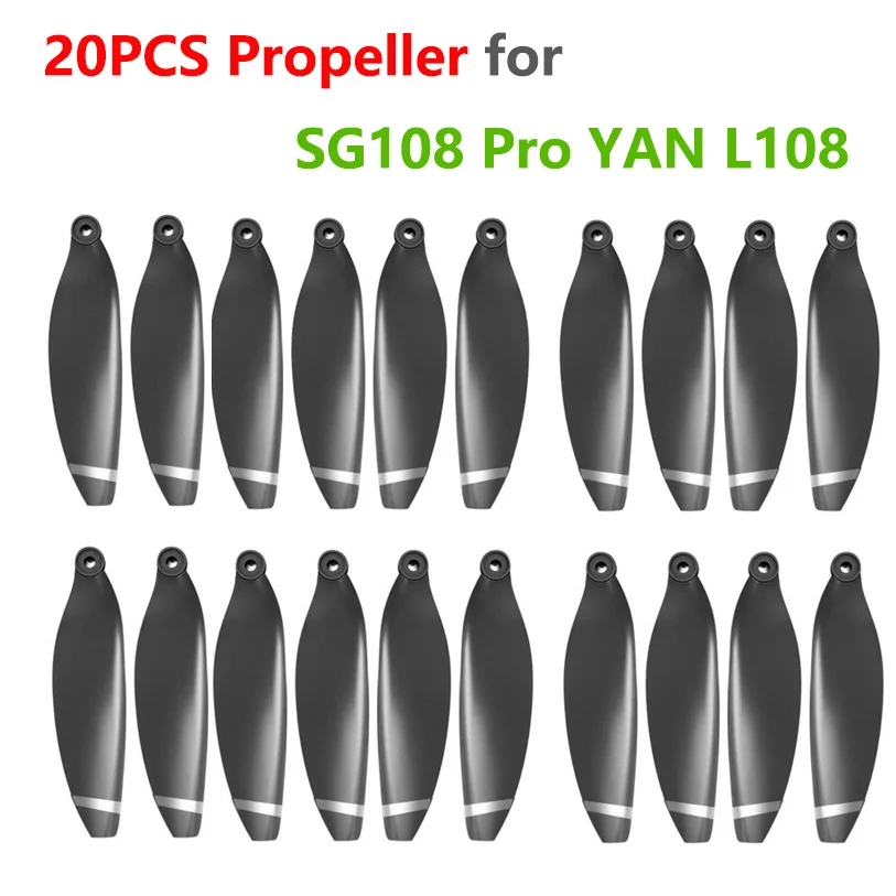 

20 шт. пропеллеры лопасти реквизит для S3 SG-108 SG108 DM001 L108 RC GPS бесщеточный мотор ротор запчасти