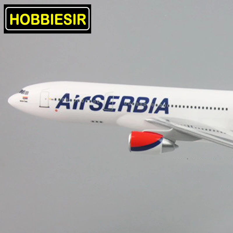 30cm1/200 масштаб Airbus A330 200 модель самолета Air Serbia airline W Стенд Литой Сплав самолет