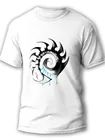 Мужская футболка белая starcraft (Старкрафт, RTS, real-time strategy, космос, sci-fi) 3656