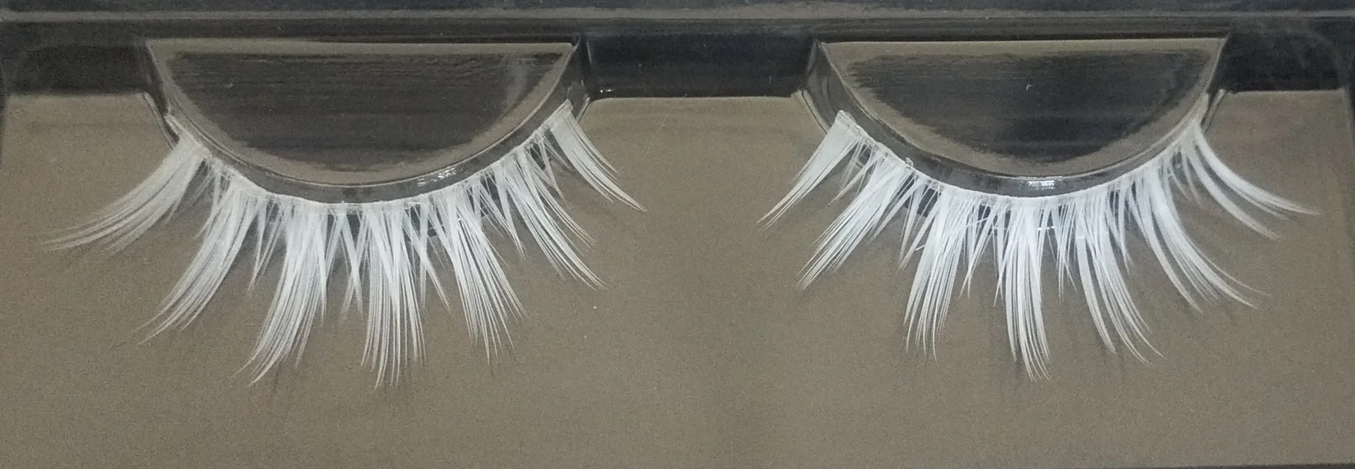 

Transparent stem white false eyelashes naturally cross Makeup Natural Long Eyelashes Extension Cross Strip Beauty Makeup Tools