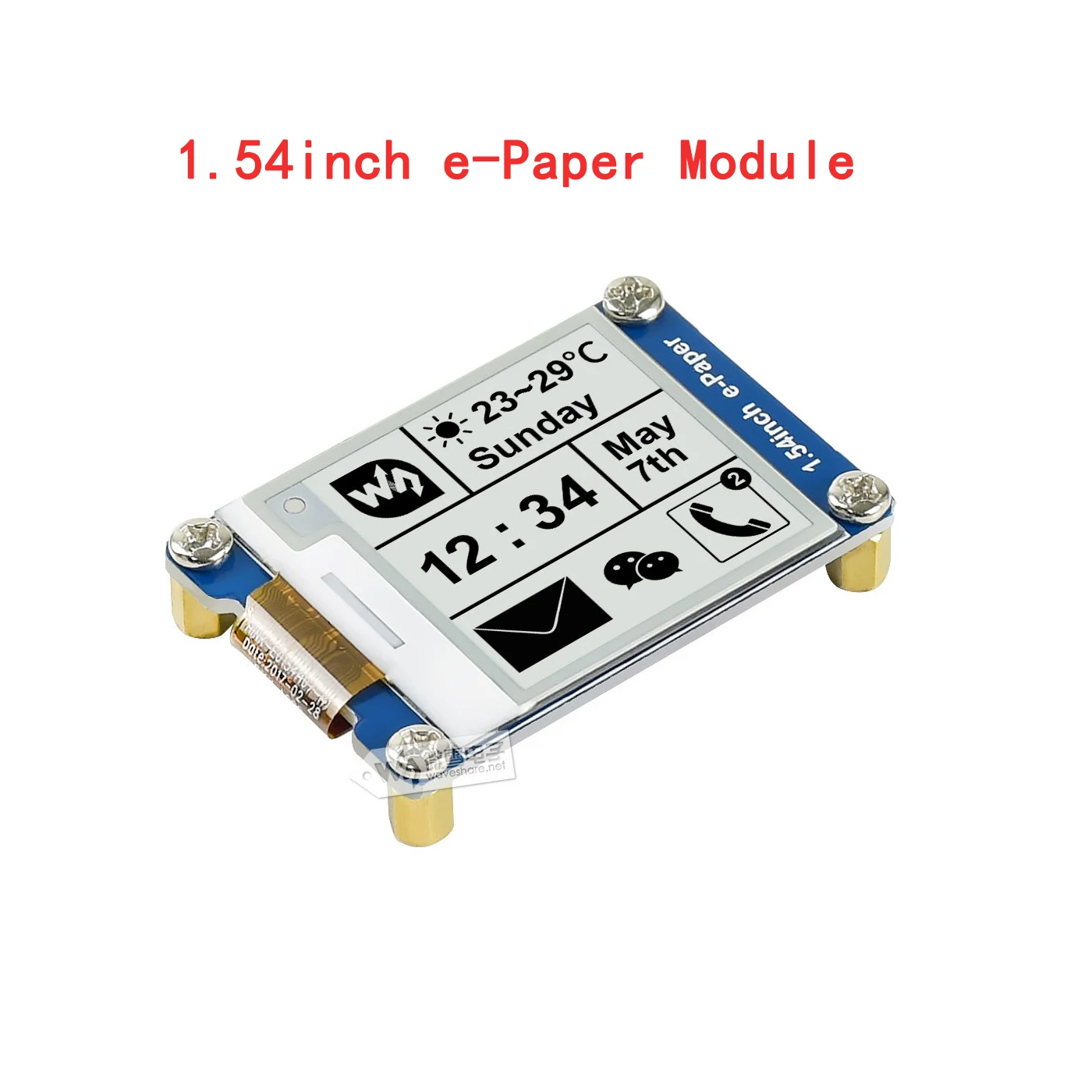 1.54inch SPI E-ink ePaper e Paper Display Screen Module for Arduino Raspberry Pi Zero 2 W WH 2W 3A 3B Plus RPI 3 Model B 4 4B