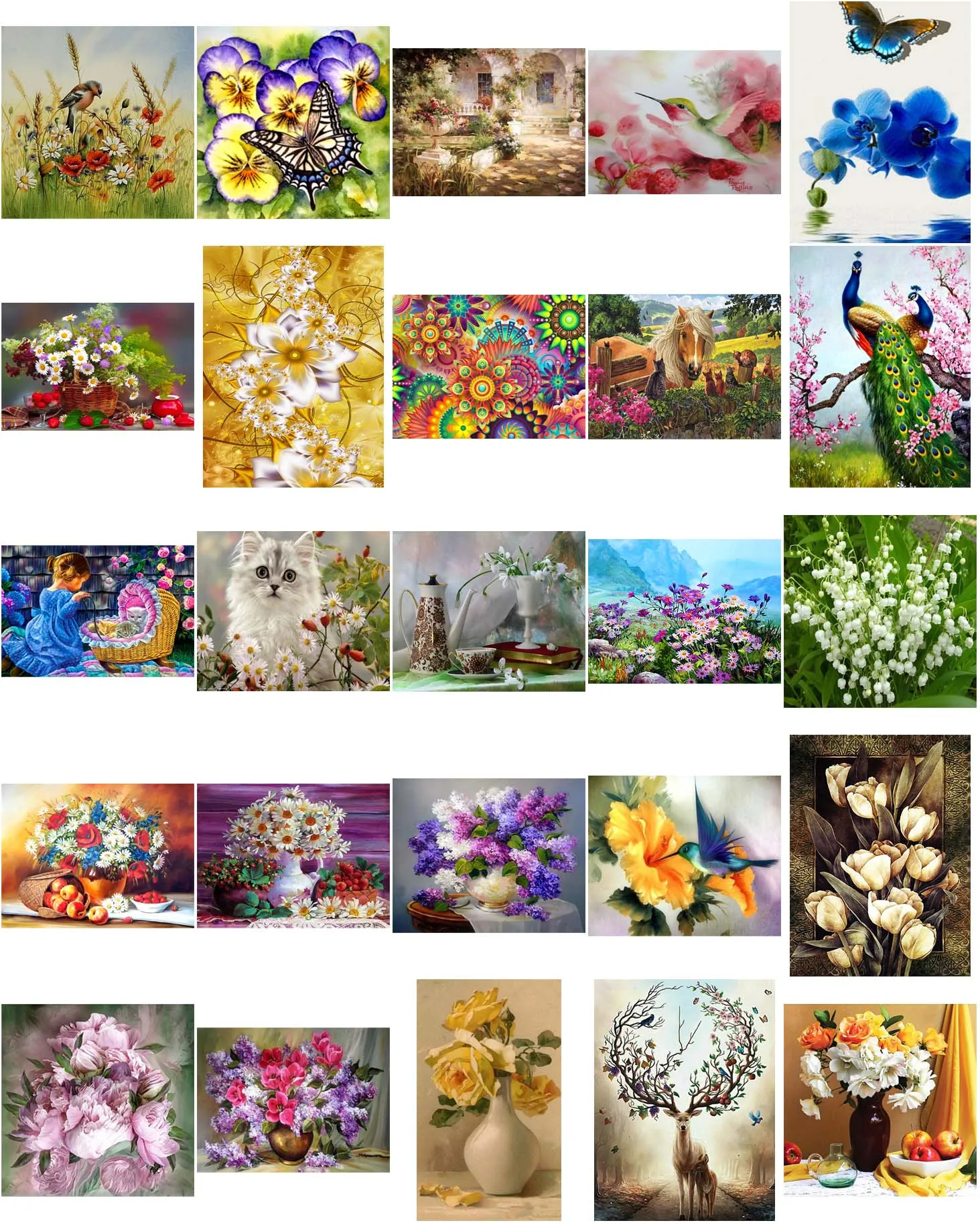 

Набор для вышивки крестиком R33542, цветы, бабочки, человек 18 карат 14 карат 11 карат, искусственная вышивка, рукоделие «сделай сам»