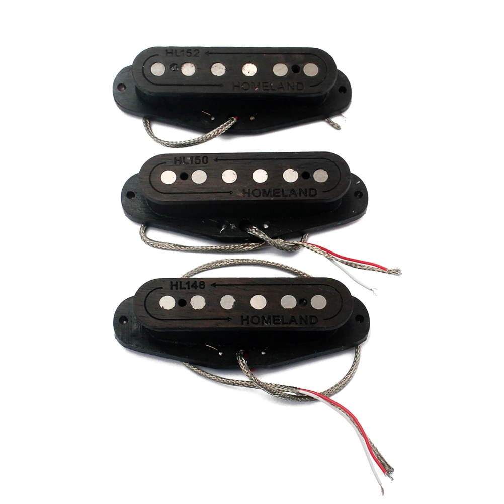 Винтажные пикапы Alnico V с одной катушкой из розового дерева стандартные SSS