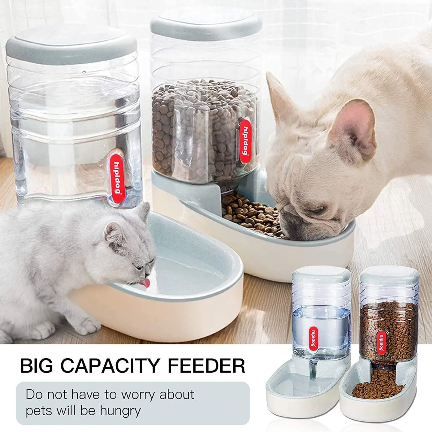 

Автоматическая кормушка большой емкости, 3,8 л, зеркальная пищевая миска, кормушка для кошек, диспенсер для воды, миски большой емкости для до...