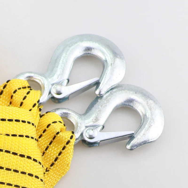 3 тонны 4 м автомобильный буксировочный трос с крючками для автомобиля экстренных