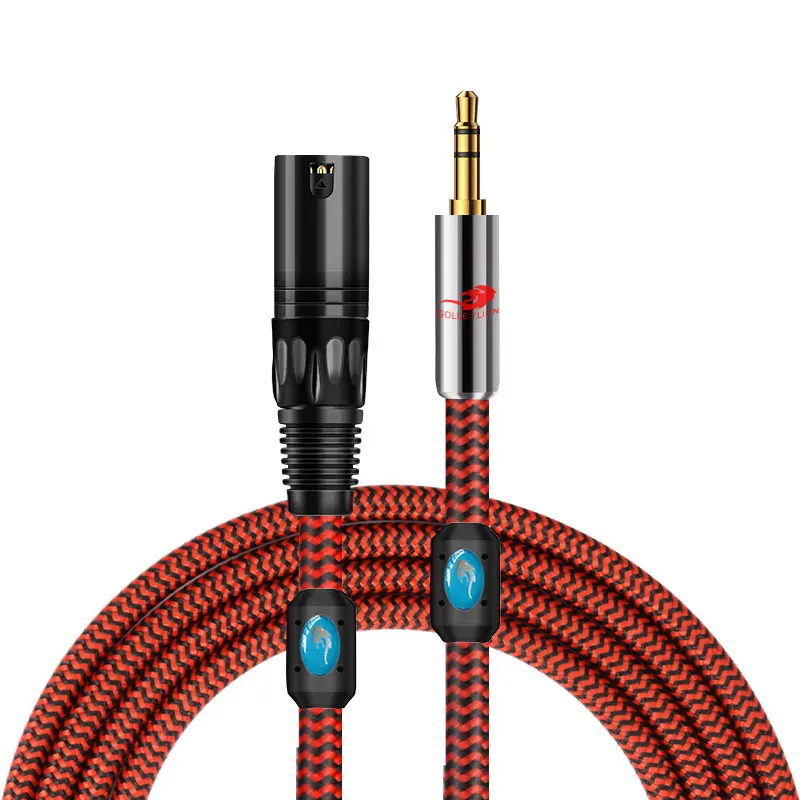 Hi end аудио кабель Mini Jack 3 5 мм к XLR для Amp микшера звуковая карта ПК обычный