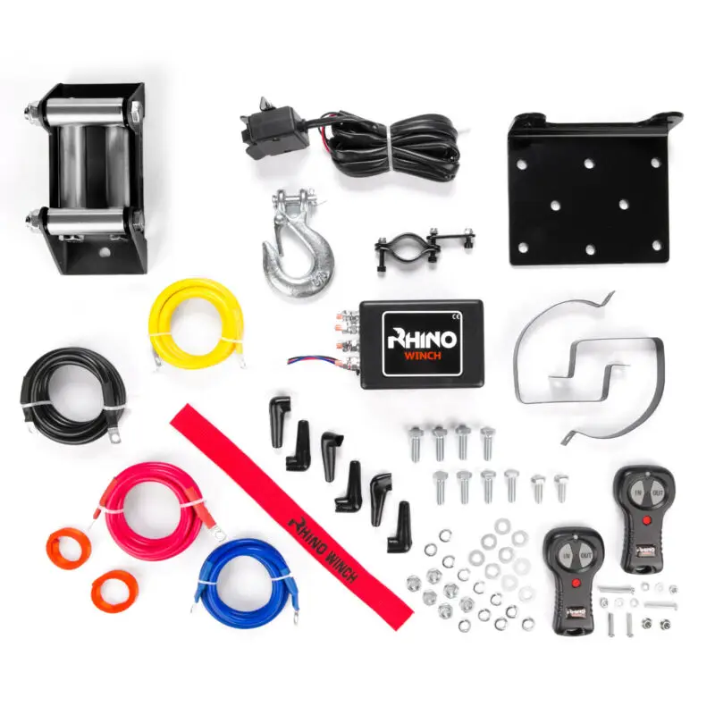 Ру Электрическая Лебедка 12V 4500lb дистанционный пульт набор тяжелый режим работы