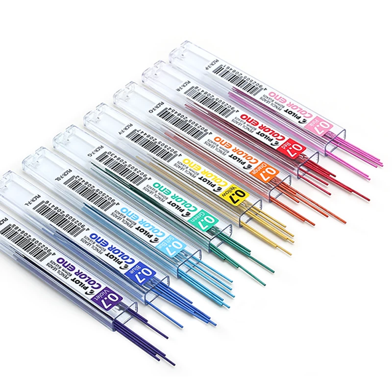 Фото 8 шт./лот Pilot HCR-197 Color Eno Mechanical Pencil Lead-0,7 мм №4