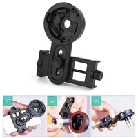 universal phone shooting holder quick aligned cell phone digiscoping mount for astronomical telescope microscope black