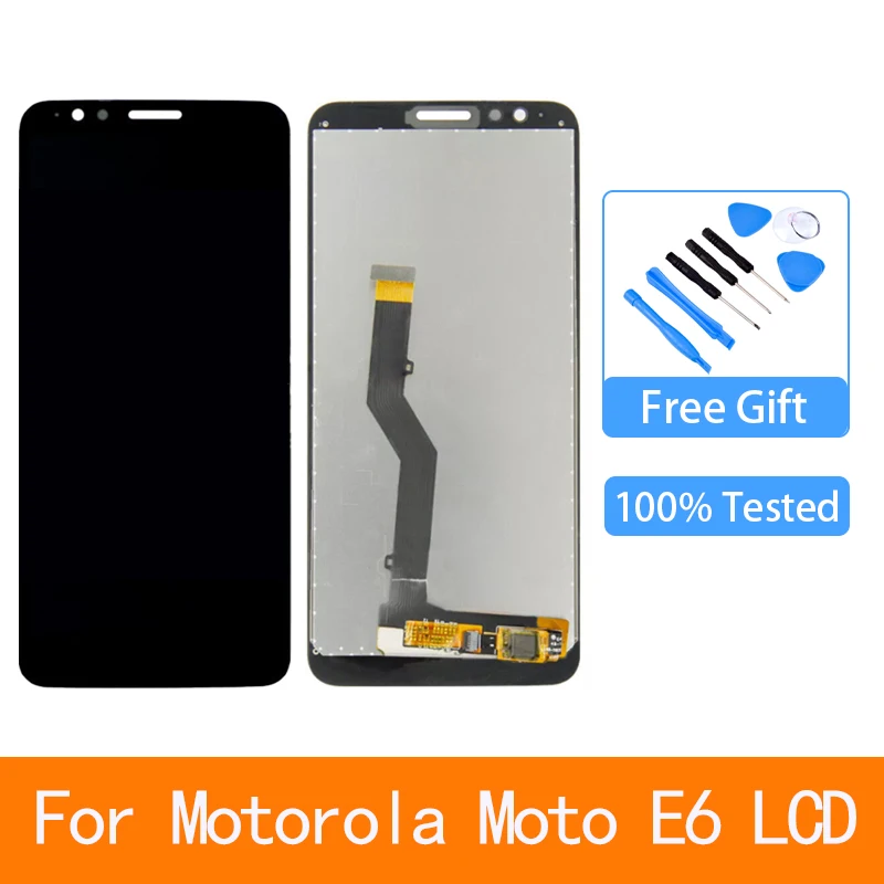 

ЖК-дисплей с сенсорным экраном и дигитайзером в сборе для motorola Moto E6
