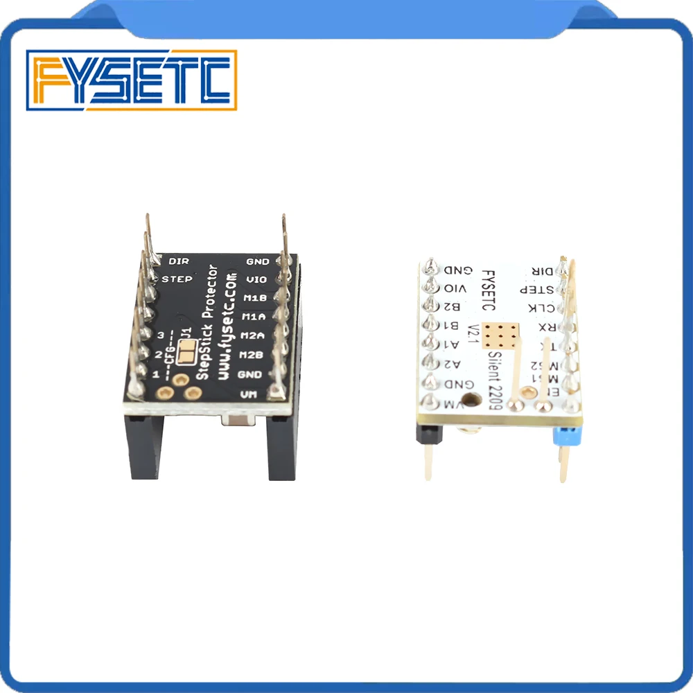 Драйвер шагового двигателя TMC2209 v3.0 5 шт. шаговых палочек бесшумный драйвер и