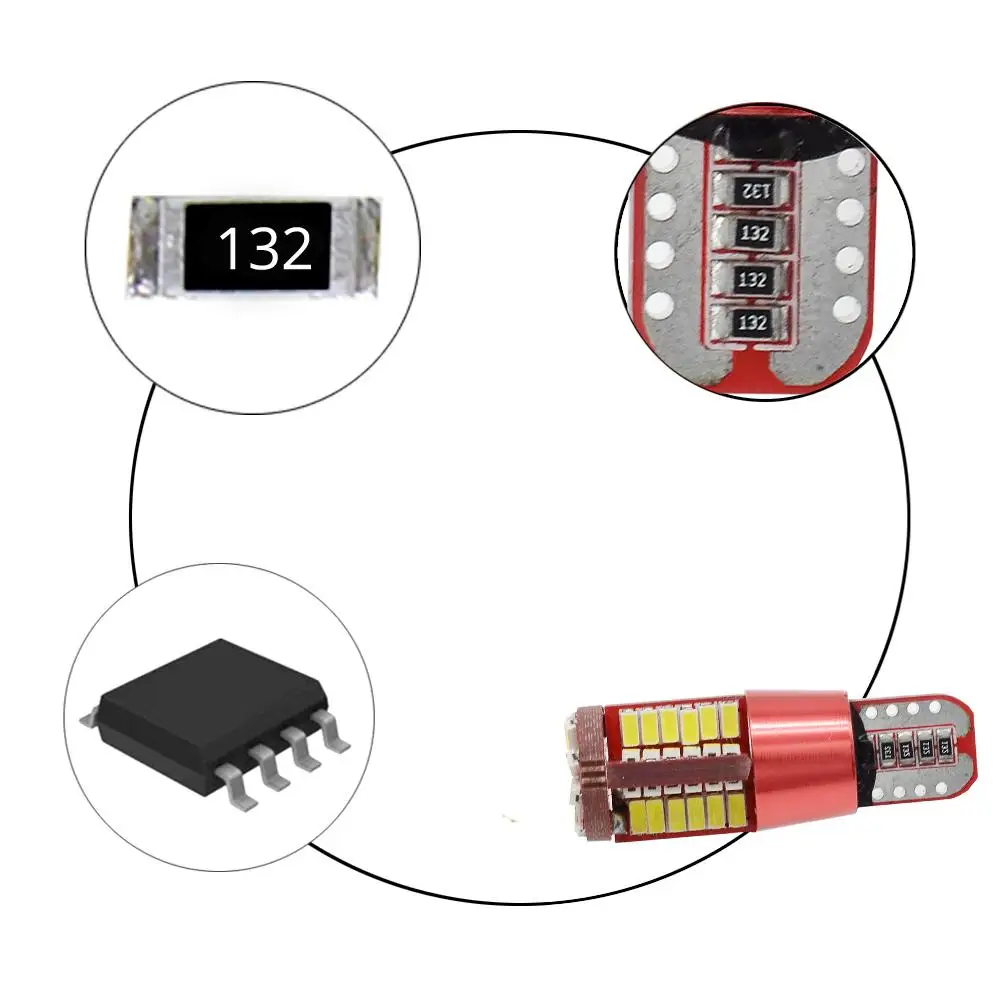 2 шт. светодиодная автостайлинг Canbus 194 57SMD 4014 | Лампы и освещение
