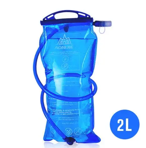 AONIJIE 1.5L/2L/3L Открытый Велоспорт Бег Складная ТПУ сумка для воды спортивная Гидратация мочевого пузыря для кемпинга Пешие прогулки альпинизм - Цвет: 2L