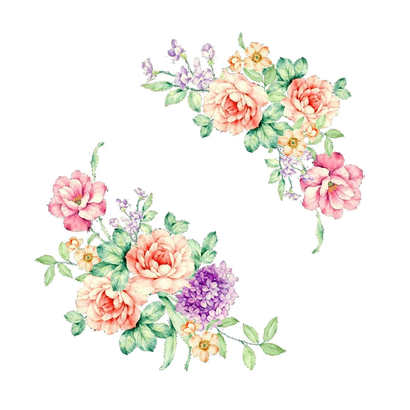 

Peony Flowers Wall Stickers Art Home Decor Wallpaper Removable vinyl wall decals for kids living room Toilet fridge decorations